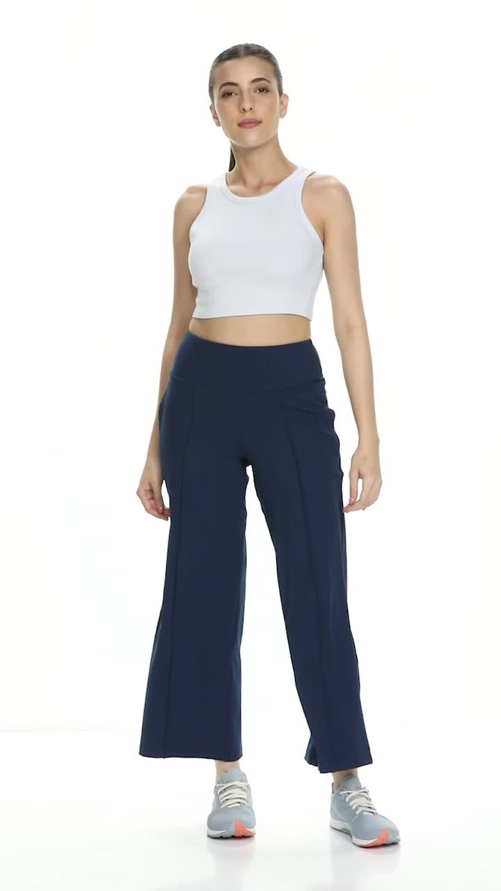 Amazon.in: Blissclub: Wide Leg Pants